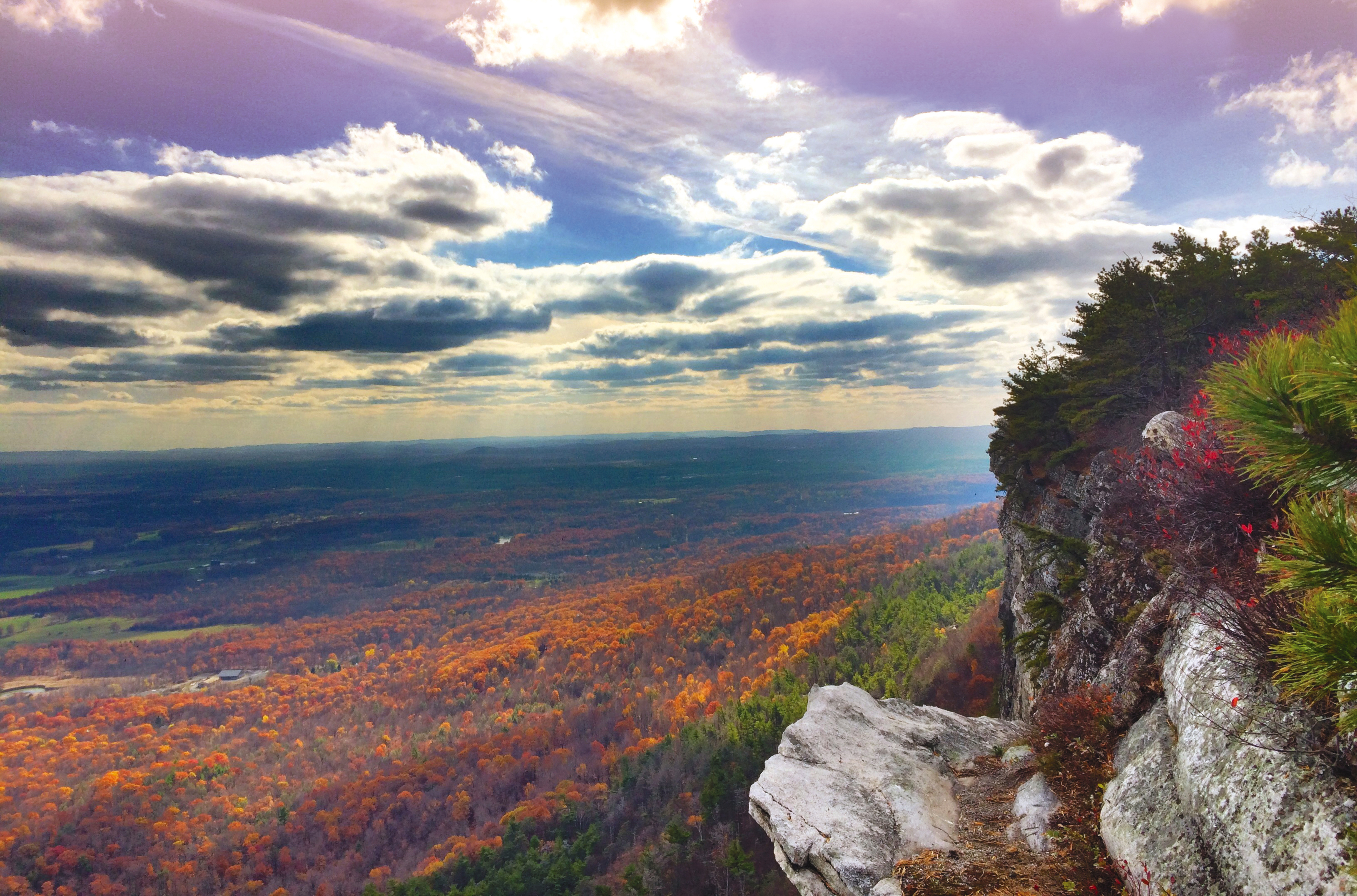 Gunks sunset 